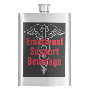 Flasque Beverage de support émotionnel Fiquor Flask