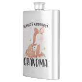 Flasque Biche et Faon Meilleure Mamie du Monde (Gauche)