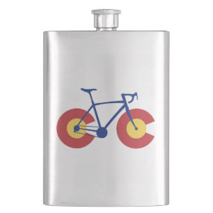 Flasque Bicyclette Drapeau du Colorado
