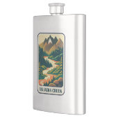 Flasque Big Jacks Creek Idaho couleurs (Gauche)