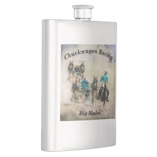 Flasque Big Mules de Chuckwagon Racing (Droite)