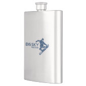 Flasque Big Sky Resort Montana Snowboardeur (Gauche)