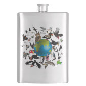 Flasque Birdorables autour du monde (devant)