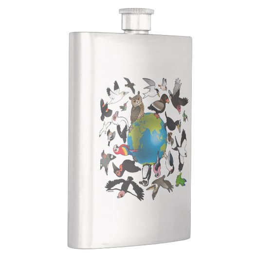Flasque Birdorables autour du monde (Droite)