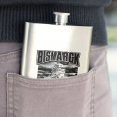 Flasque Bismarck (En situation)