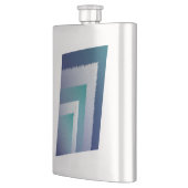 Flasque bleu turquoise gris ex pastel (Gauche)