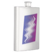 Flasque Bleu violet blanc (Droite)