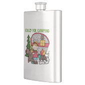 Flasque Blond Girl Crazy Pour Camping (Gauche)