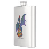 Flasque Blue Dragon Sunburst Guitare Music (Gauche)