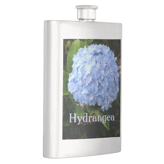 FLASQUE "BLUE HYDRANGEA" FLASK EN ACIER INOXYDABLE (Droite)