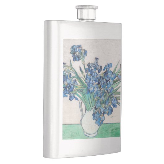 Flasque Blue Irises par Vincent Van Gogh Art (Droite)