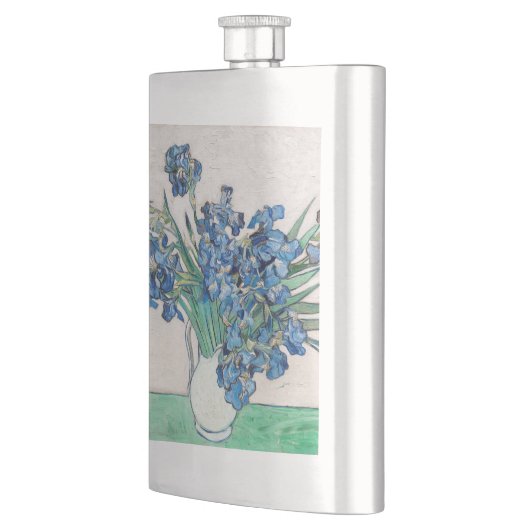 Flasque Blue Irises par Vincent Van Gogh Art (Gauche)