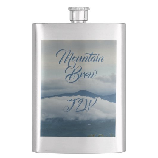 Flasque Blue Ridge Mountains Customable Mountain Brew (devant)