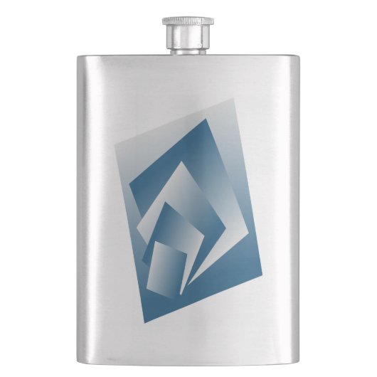 Flasque Blue Teal geometry (devant)