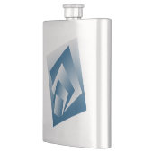 Flasque Blue Teal geometry (Gauche)