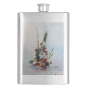 Flasque Bodegón de flores/Nature morte des fleurs (devant)