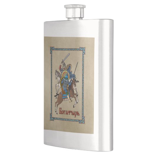 Flasque Bogatyr russe médiéval (Gauche)