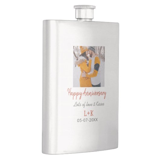 Flasque Boho moderne heureux anniversaire ajouter nom date (Droite)