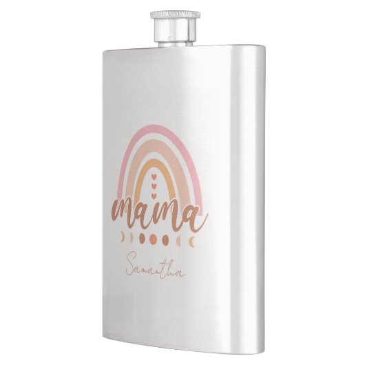 Flasque Boho Rainbow Mama avec phases de lune (Gauche)