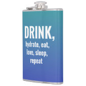 FLASQUE « Boire, S'hydrater, Manger, Aimer, Dormir (Gauche)