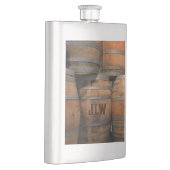 Flasque Bois Whiskey Baril Kegs Monogramme (Droite)