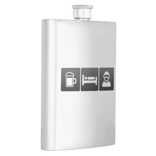 Flasque Boisson, sommeil et embarquement de neige (Droite)