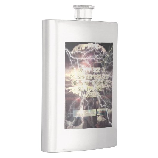 Flasque Bombe atomique en acier inoxydable (Droite)