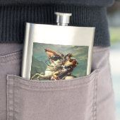 Flasque Bonaparte Empereur France (En situation)