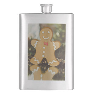 Flasque Bonhomme en pain d'épice de Noël