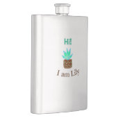 Flasque Bonjour Je suis Lily cactus succulent ajouter nom  (Droite)