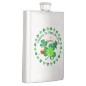 Flasque Bonne Saint Patrick's Day (Droite)