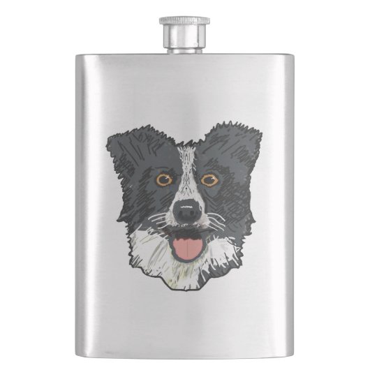 Flasque Bordure Collie (devant)