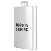 Flasque "Boston Strong" noir inoxydable (Gauche)