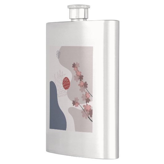 Flasque Botanique Boho Blue Magenta (Gauche)