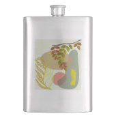 Flasque Botanique Boho jaune vert (devant)