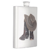 Flasque Bottes et Casquette de cowboy (Droite)