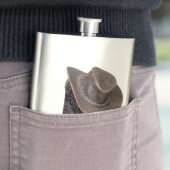 Flasque Bottes et Casquette de cowboy (En situation)