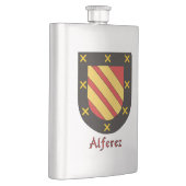 Flasque Bouclier héraldique d'Alferez (Droite)