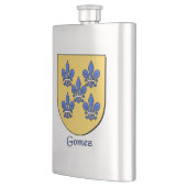 Flasque Bouclier héraldique de Gomez (Gauche)