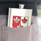 Flasque Bouclier héraldique de Ramirez (En situation)