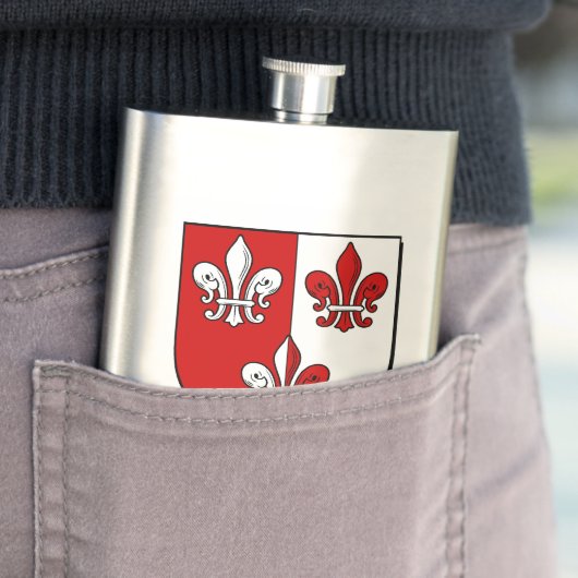 Flasque Bouclier héraldique de Ramirez (En situation)