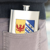 Flasque Bouclier héraldique Estrada (En situation)