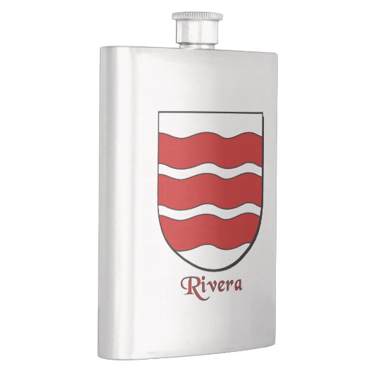 Flasque Bouclier héraldique Rivera (Droite)