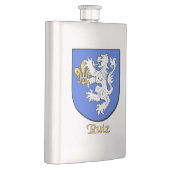 Flasque Bouclier héraldique Ruiz (Droite)