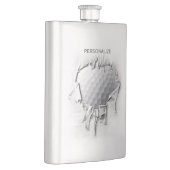 Flasque Boule de golf déchirée (Droite)