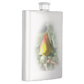 Flasque bourgeon de rose jaune rose (Droite)