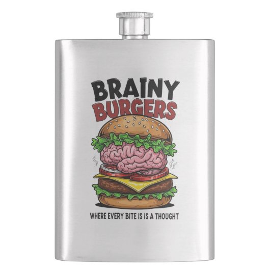 Flasque Brainy Burgers (devant)
