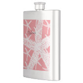 Flasque Bridemaid Cadeau Favoriser Starfish Motif Saumon r (Gauche)