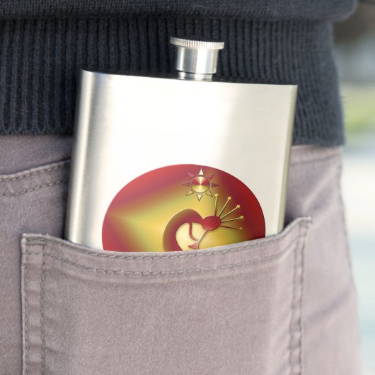 Flasque Bronze & Or (En situation)