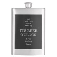 Bros avant la maison Groomsmen Mariage Flask
